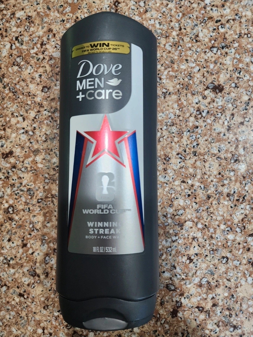 Dove Men+Care Winning Streak Body + Face Wash - Gray